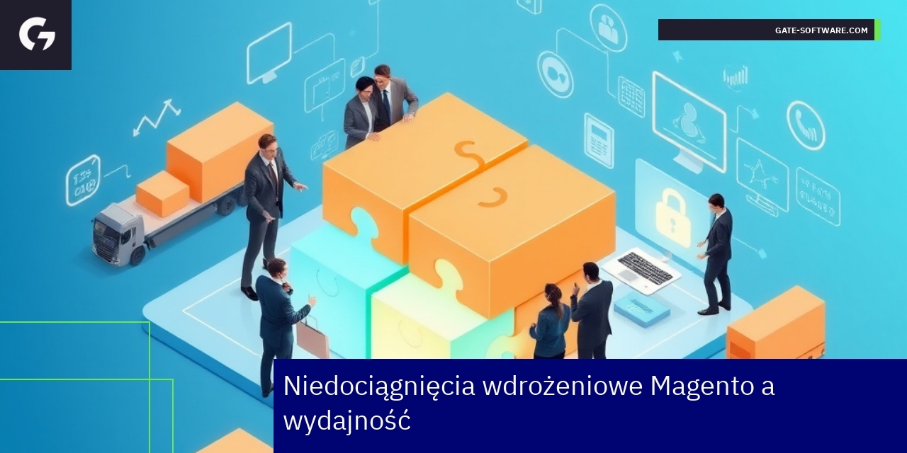 Wykresy i ikony związane z optymalizacją Magento