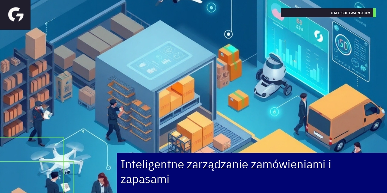 Inteligentne zarządzanie zamówieniami i zapasami Schemat zarządzania zamówieniami i zapasami na platformie