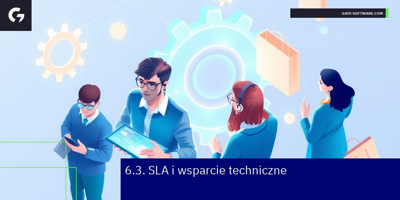 Schemat wsparcia technicznego i SLA dla e-commerce