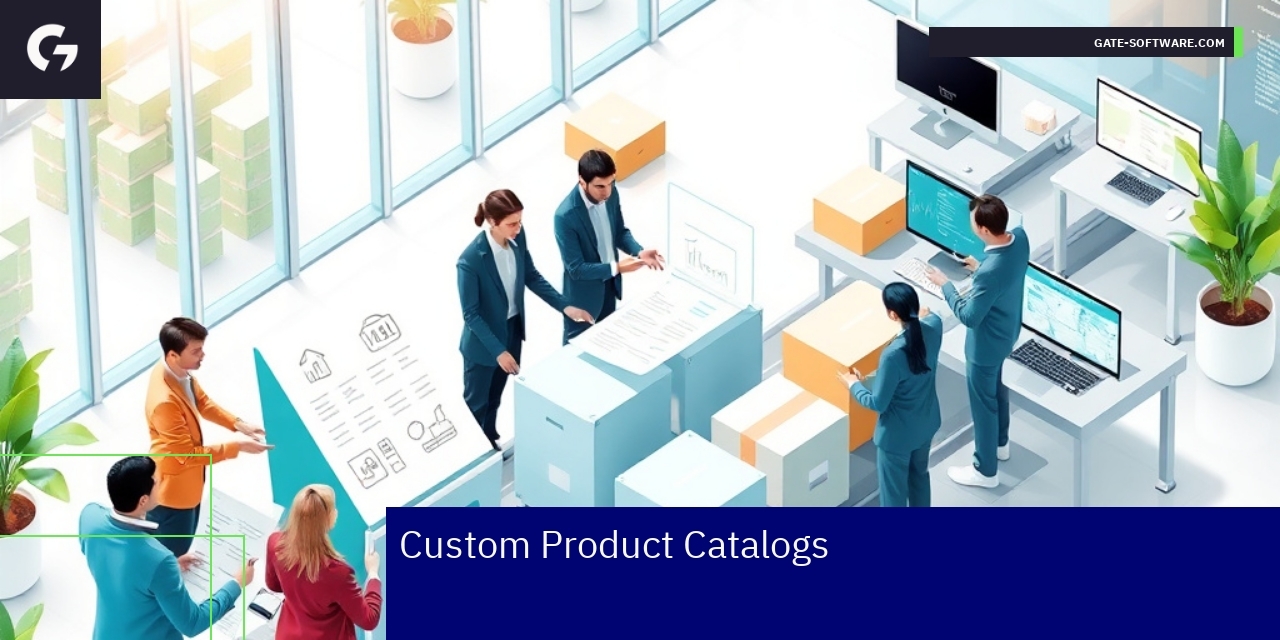 B2B platform interface showing product catalogs