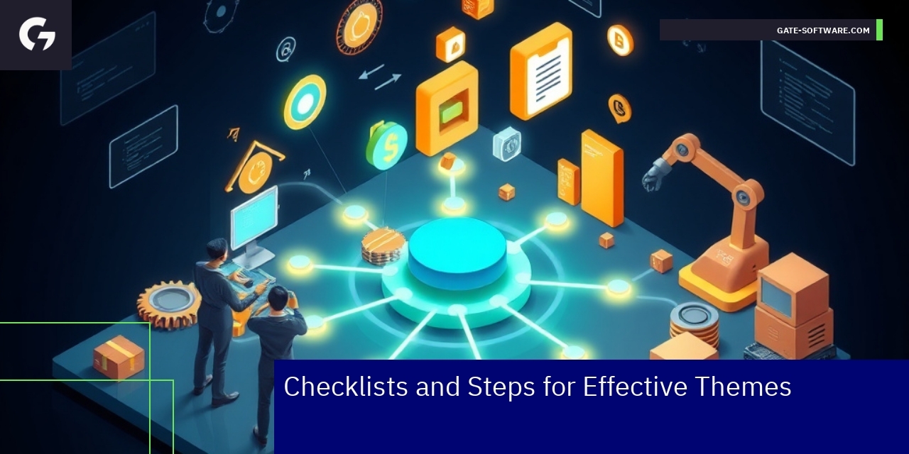 Theme development checklist and icons overview