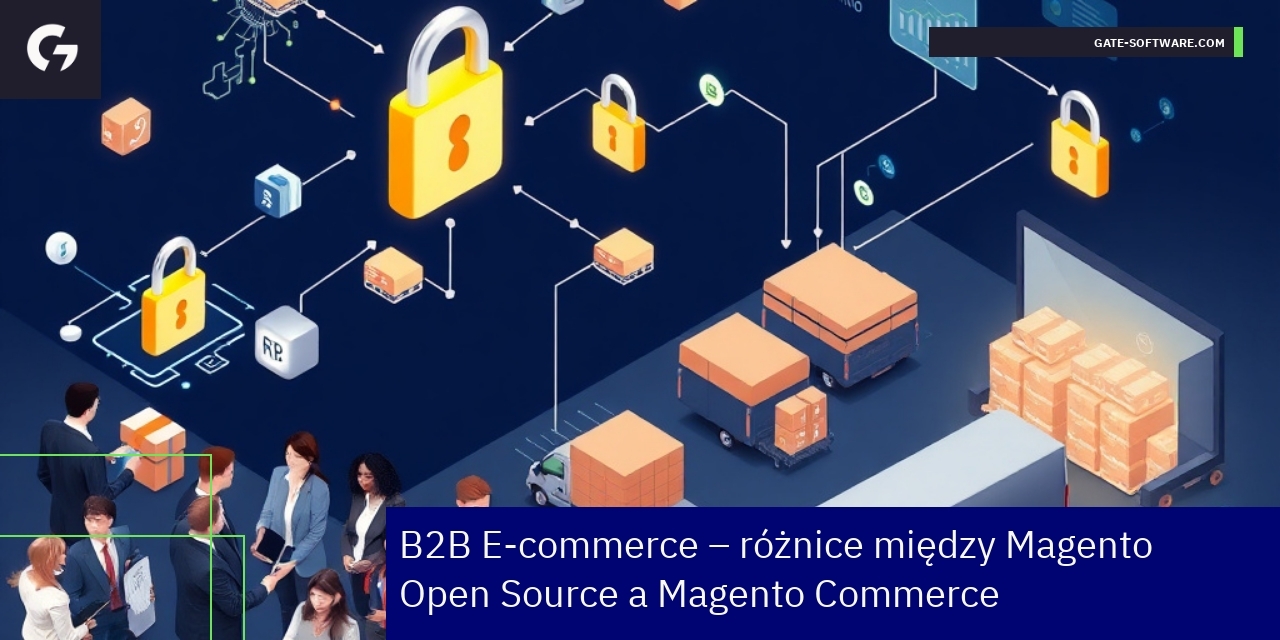 Różnice Magento Open Source i Commerce w B2B Schemat integracji B2B Magento z ERP i funkcje systemu