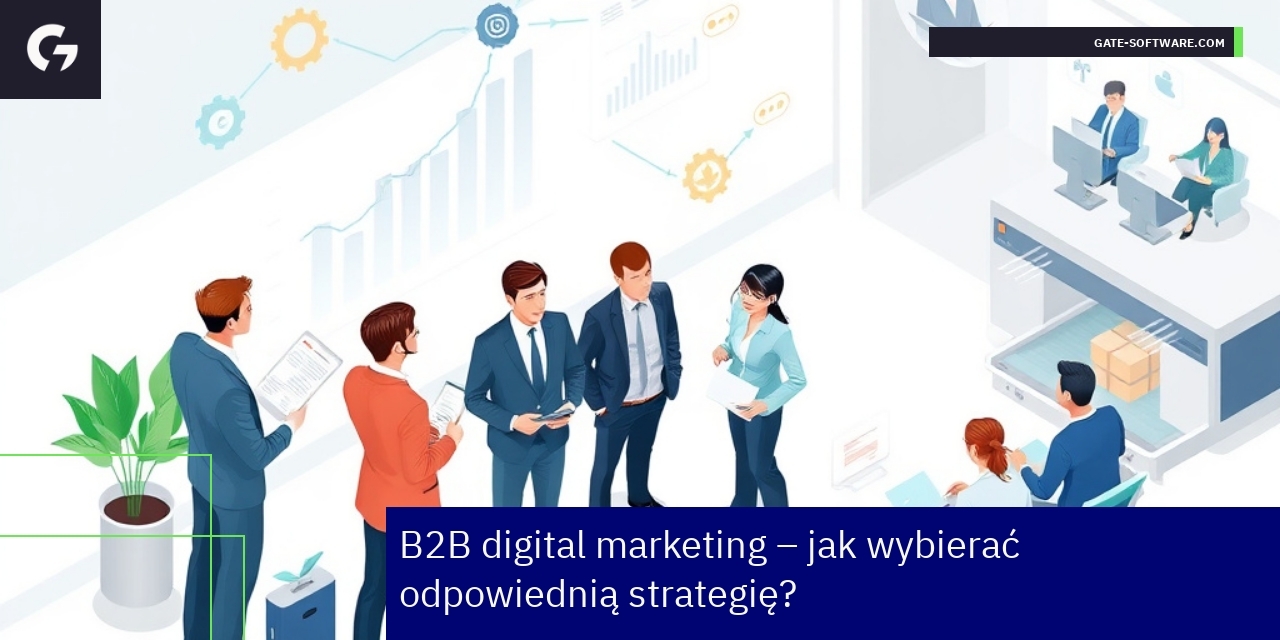 Strategie marketingu digital w B2B Schemat strategii marketingu digital B2B