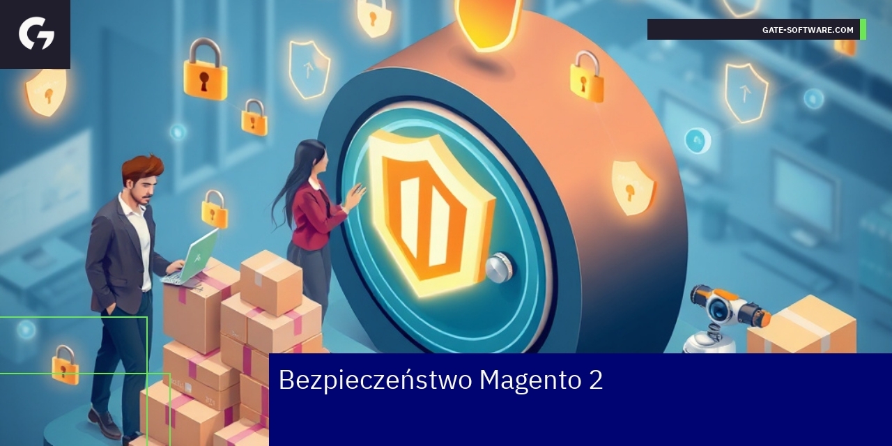 Symbol tarczy i ikony zabezpieczeń Magento 2
