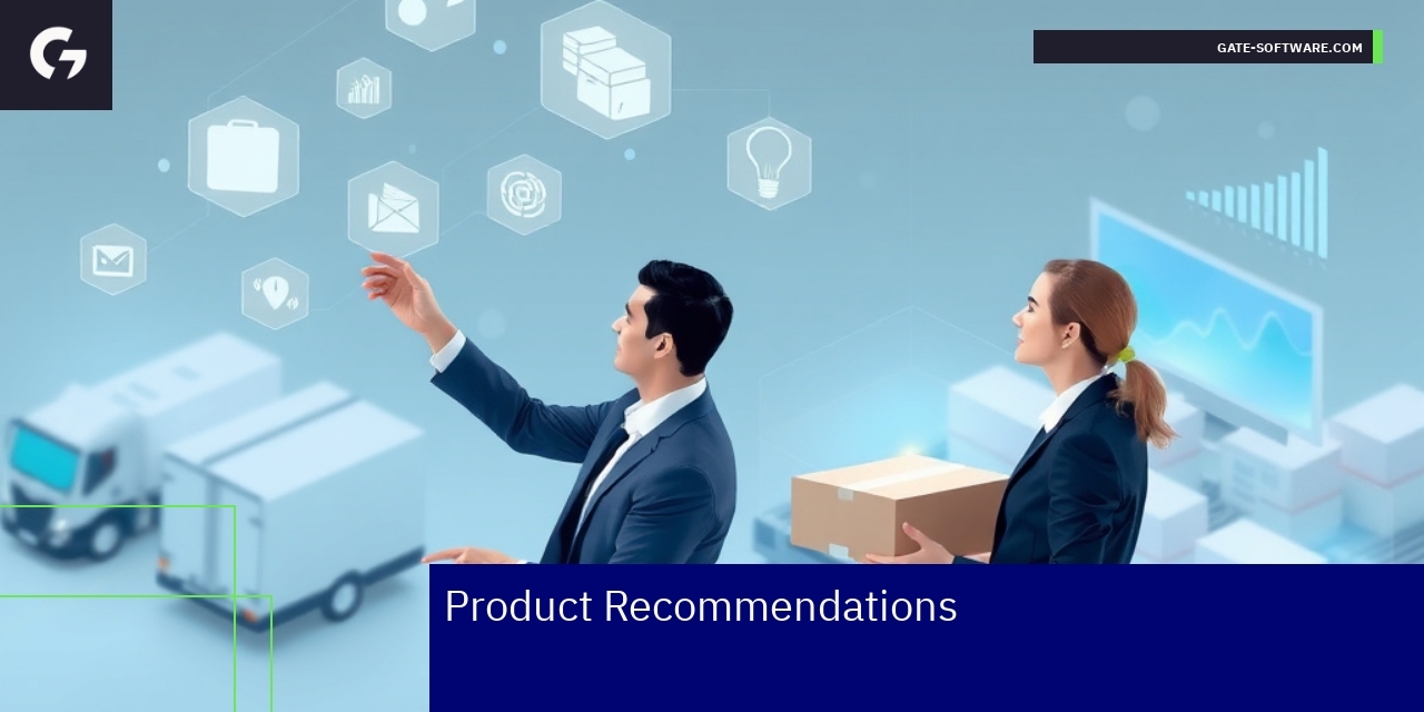 AI analyzing data for personalized B2B product suggestions