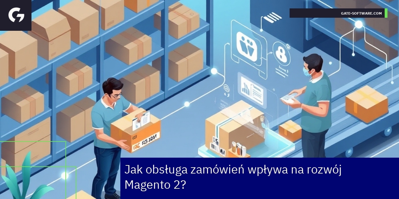 Schemat zarządzania zamówieniami i klientami w Magento 2
