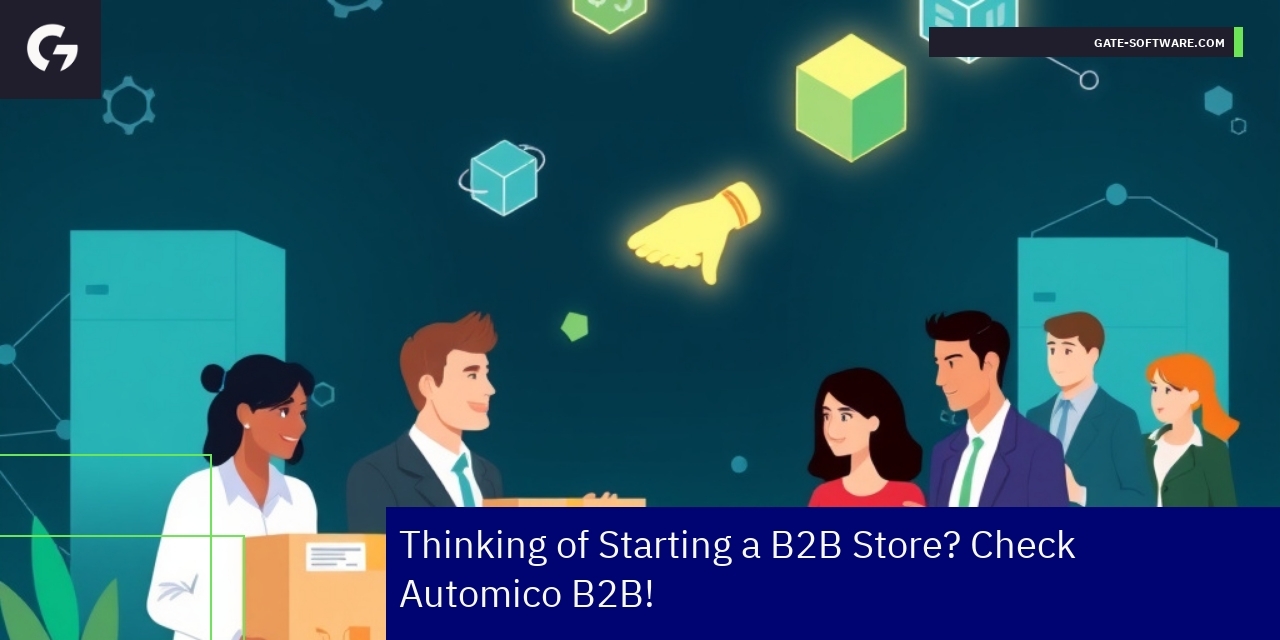 Illustration of B2B platform features and integrations