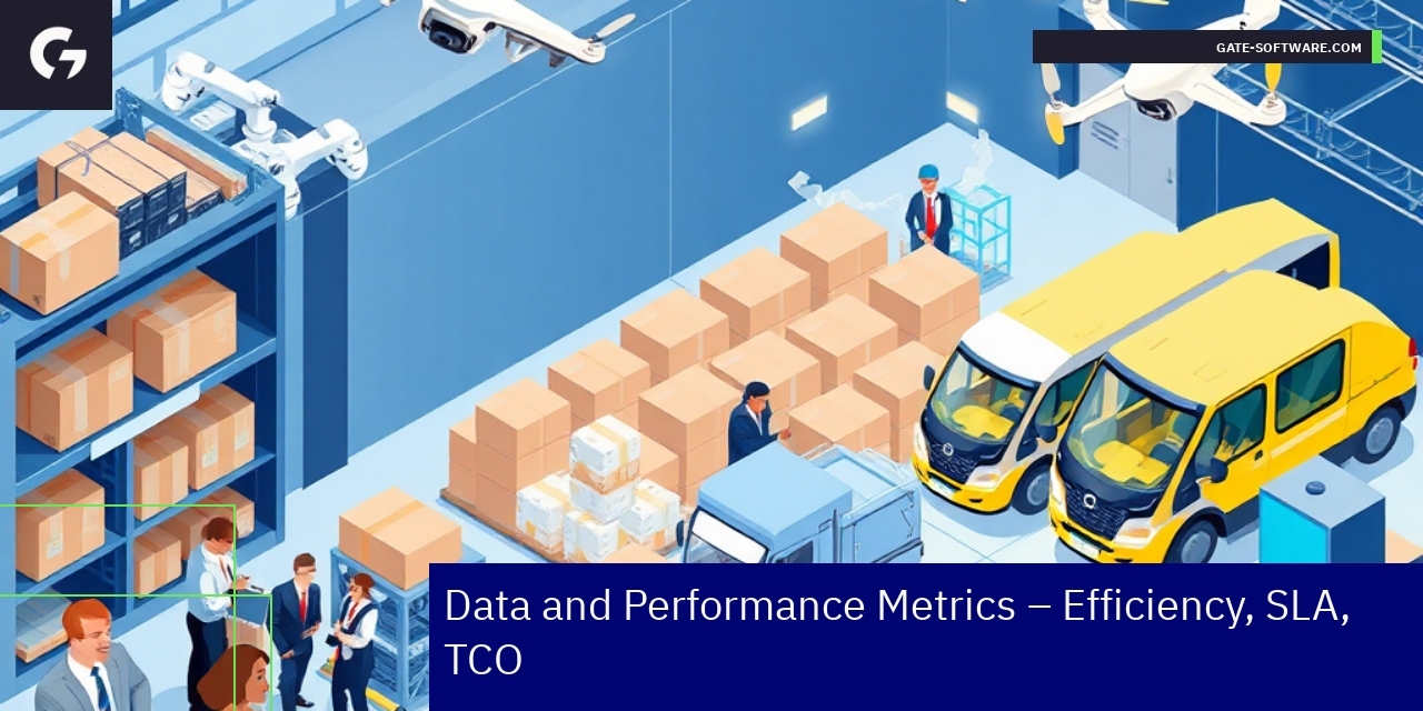 Graph showing key performance indicators and metrics