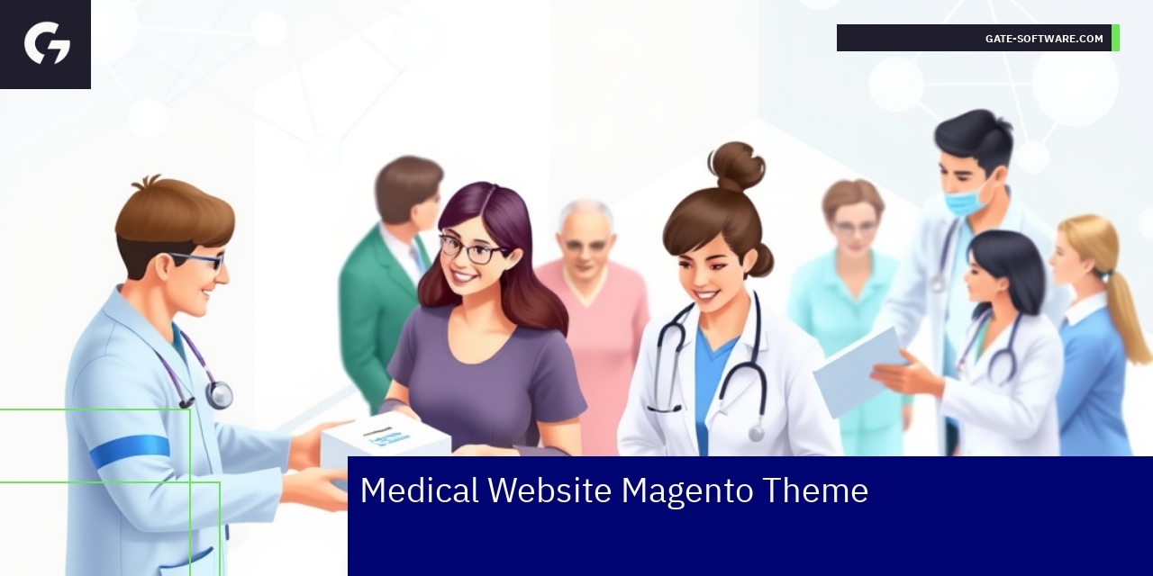 Medical website layouts and performance features