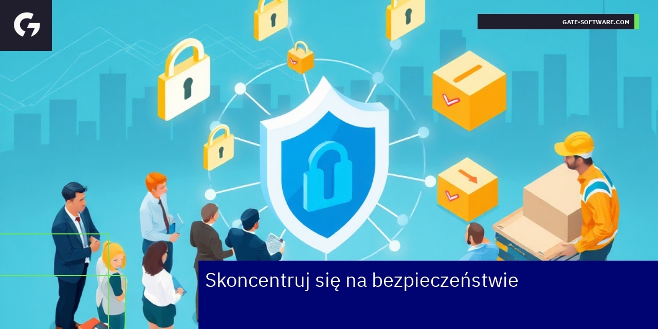 Symbol tarczy i szybkości na tle sklepu online