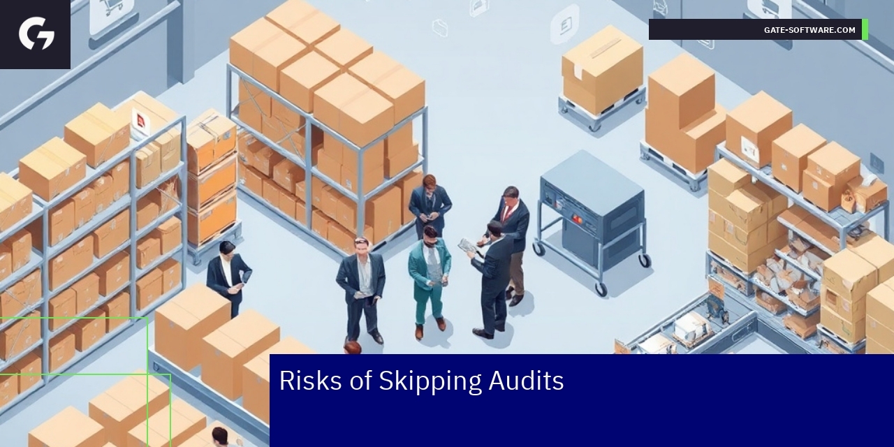 Risks of Skipping Operational Audits Business risks illustrated with audit icons