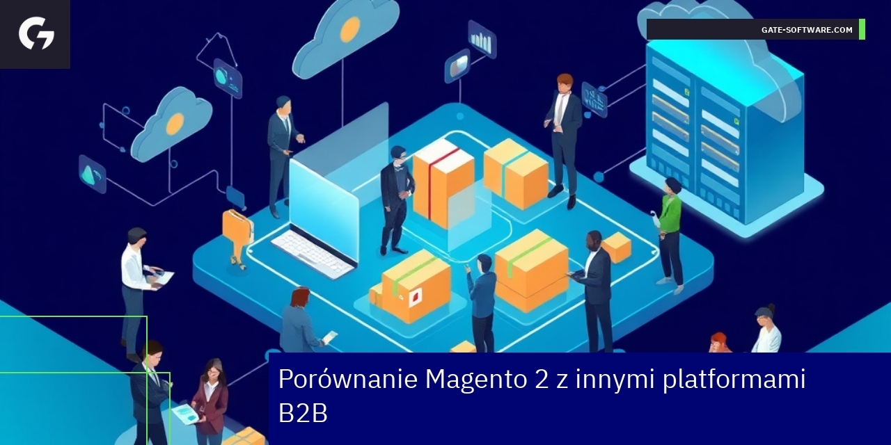 Schemat działania platformy Magento 2 B2B