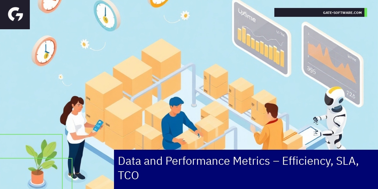 Graphs showing performance and cost efficiency metrics