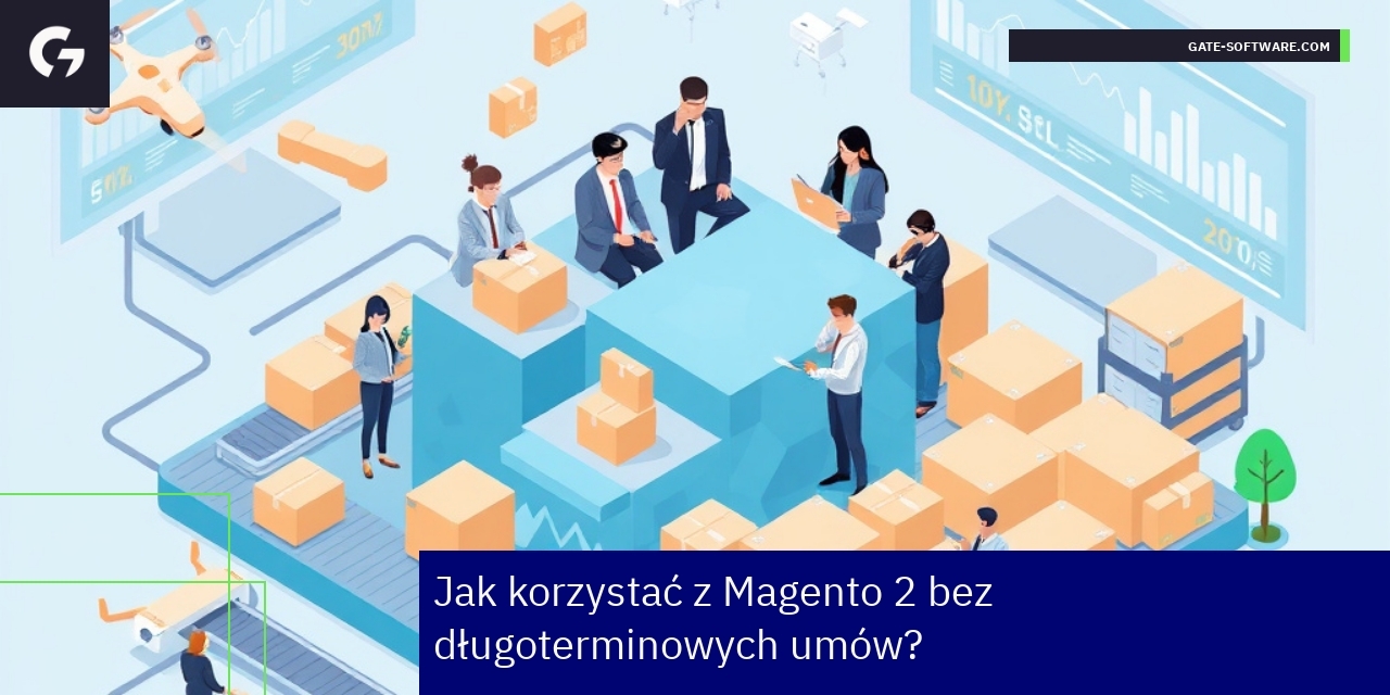 Ilustracja elastycznego modelu umów Magento 2