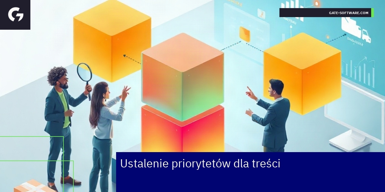 Ustalenie priorytetów treści dla platformy Hyva Schemat ustalania priorytetów treści w Hyva