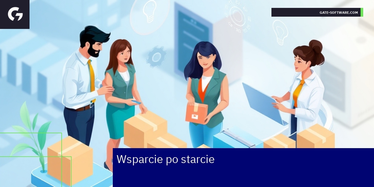 Ilustracja wsparcia technicznego i optymalizacji sklepu