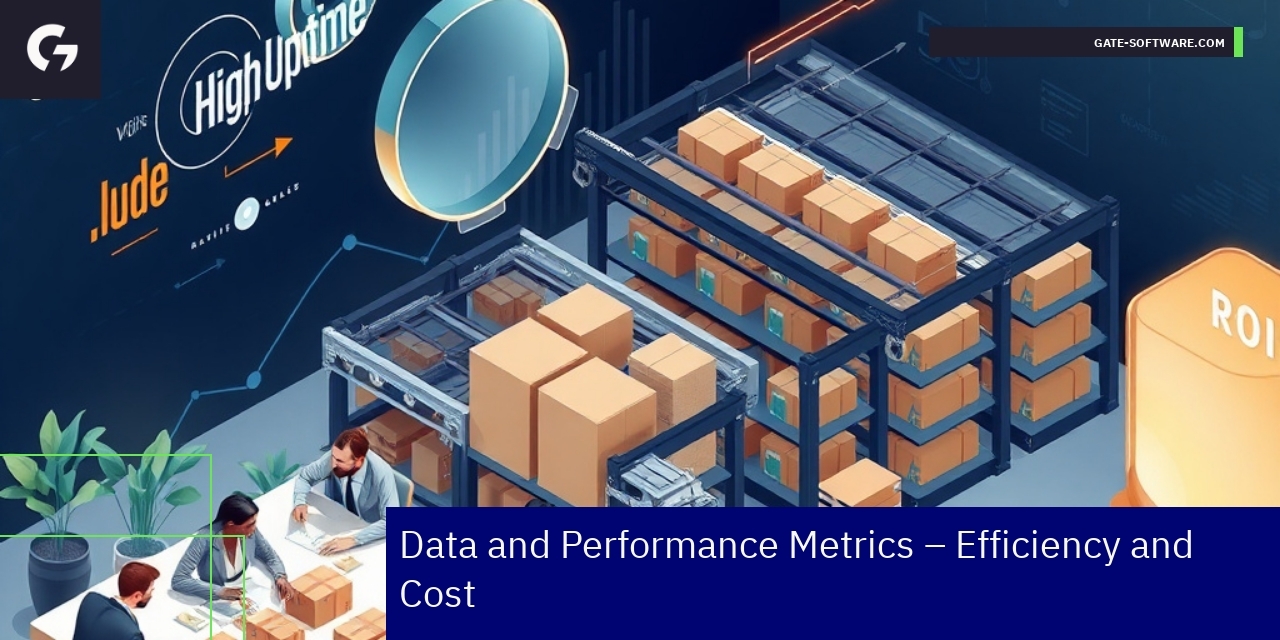 Key Metrics for B2B Efficiency and Cost Graph showing B2B efficiency metrics and cost savings