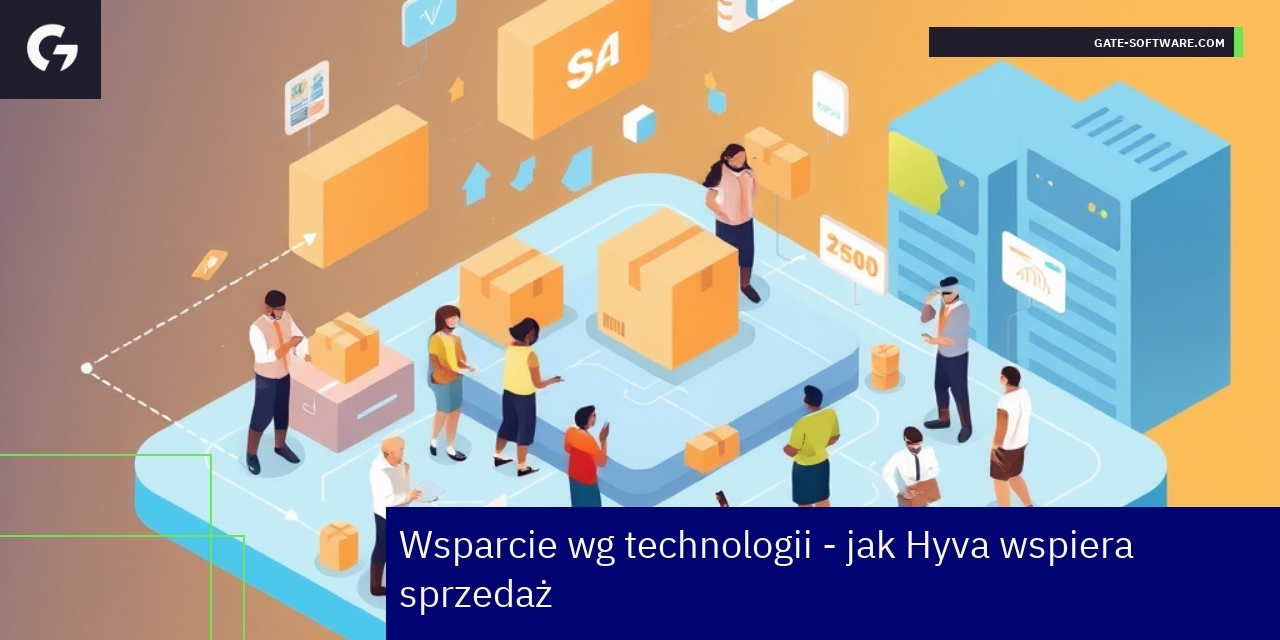 Wsparcie sprzedaży z technologią Hyva Schemat wsparcia sprzedaży Hyva na platformie Magento