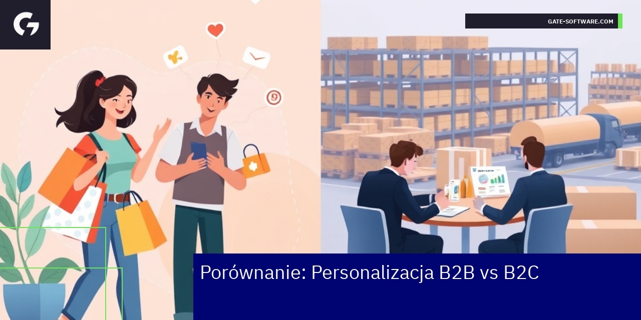 Schemat różnic personalizacji B2B i B2C