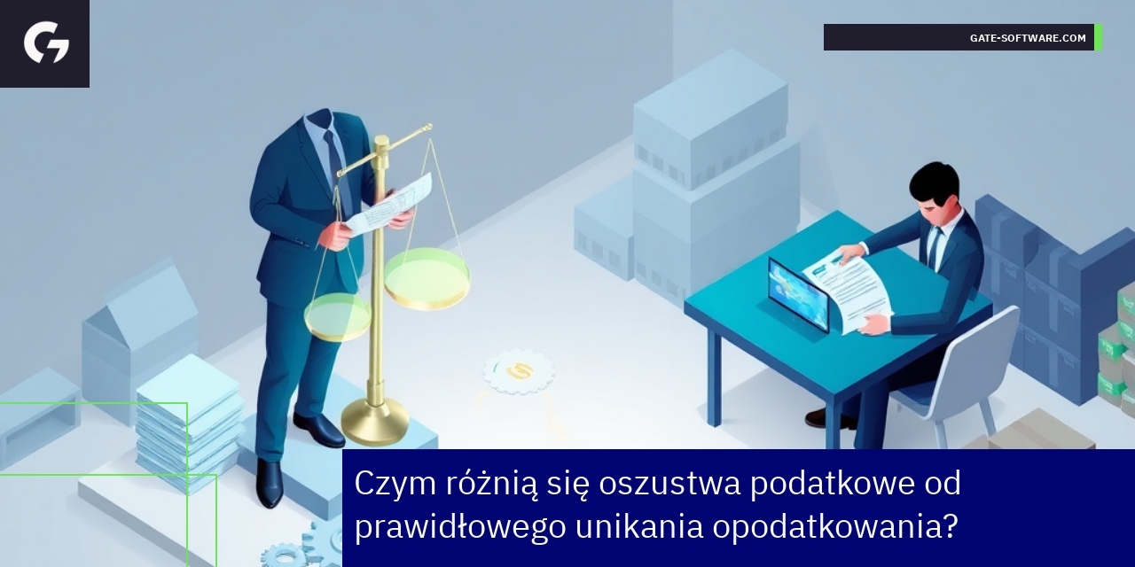 Różnice między oszustwami a unikaniem podatków Schemat pokazujący różnice w podejściu podatkowym