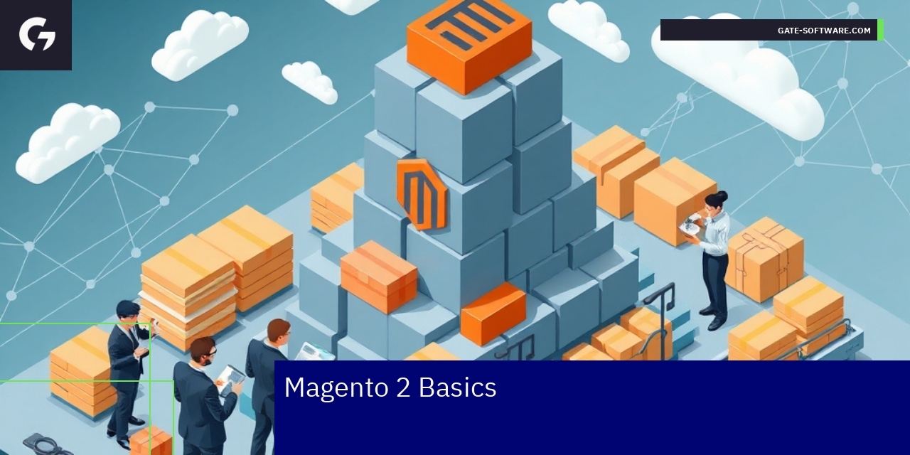 Magento 2 Core Features for B2B Ecommerce Magento 2 e-commerce platform illustrating B2B features