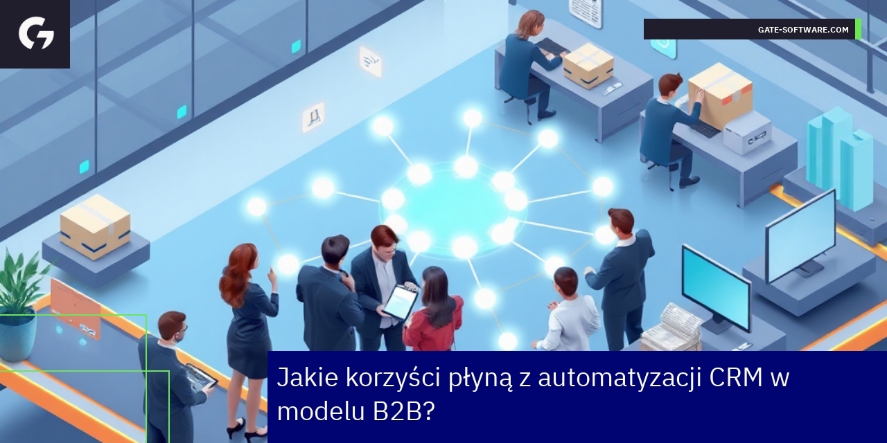 Schemat automatyzacji CRM i integracji w modelu B2B