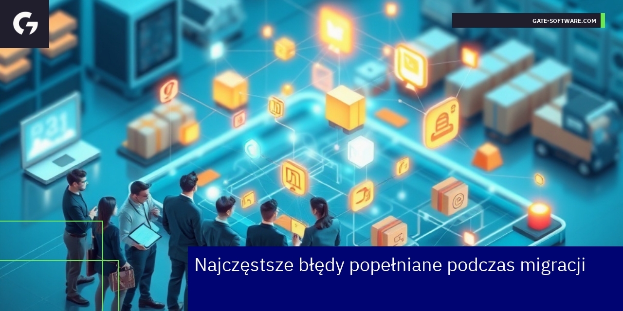 Schemat błędów podczas migracji systemów i danych