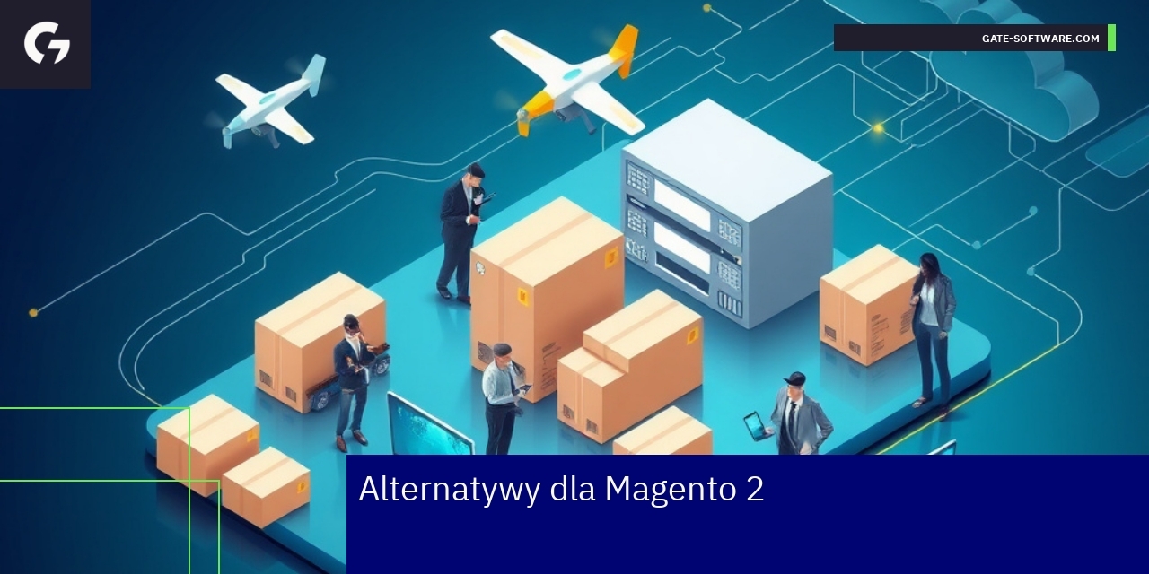 Alternatywy dla Magento 2 w e-commerce B2B Schemat porównania platform e-commerce B2B