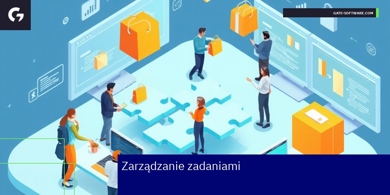 Grafika przedstawia zarządzanie zadaniami i projekty Hyva