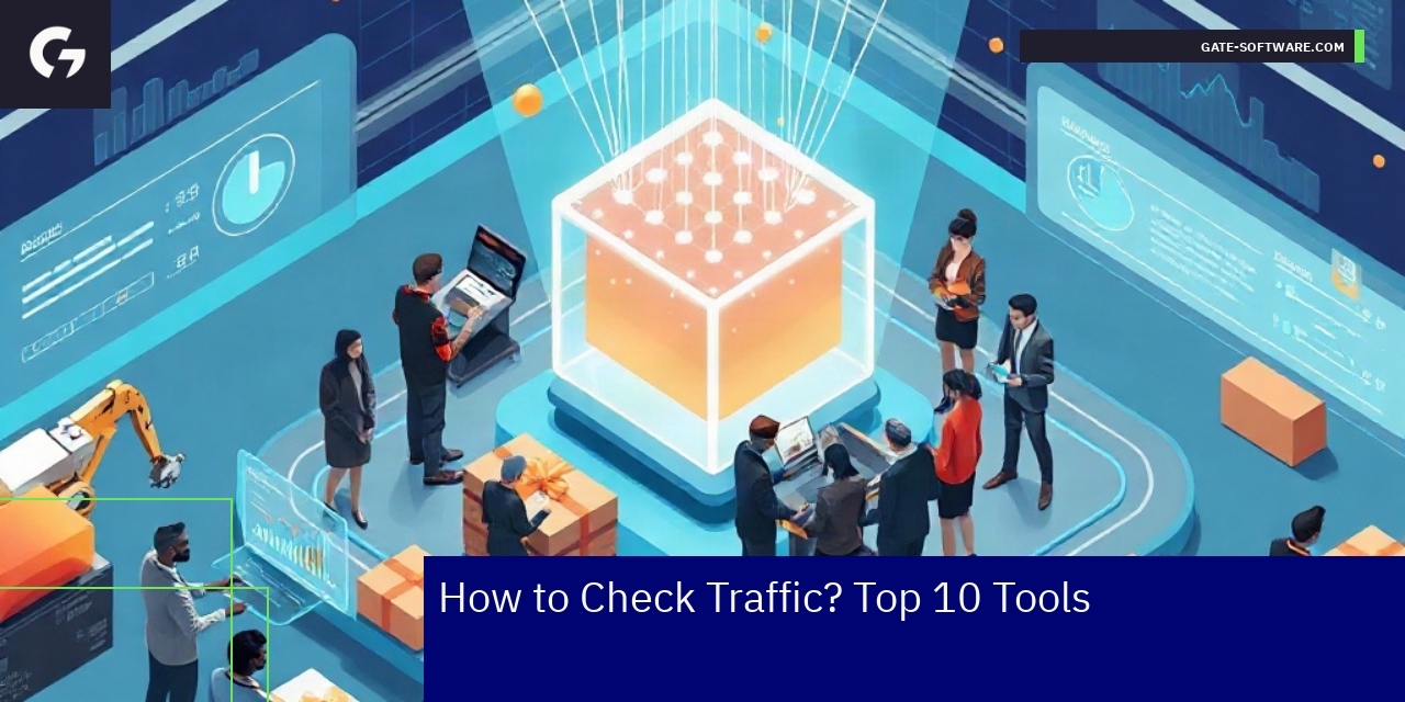 Top 10 Traffic Analytics Tools Overview Icons of top 10 website traffic analytics tools