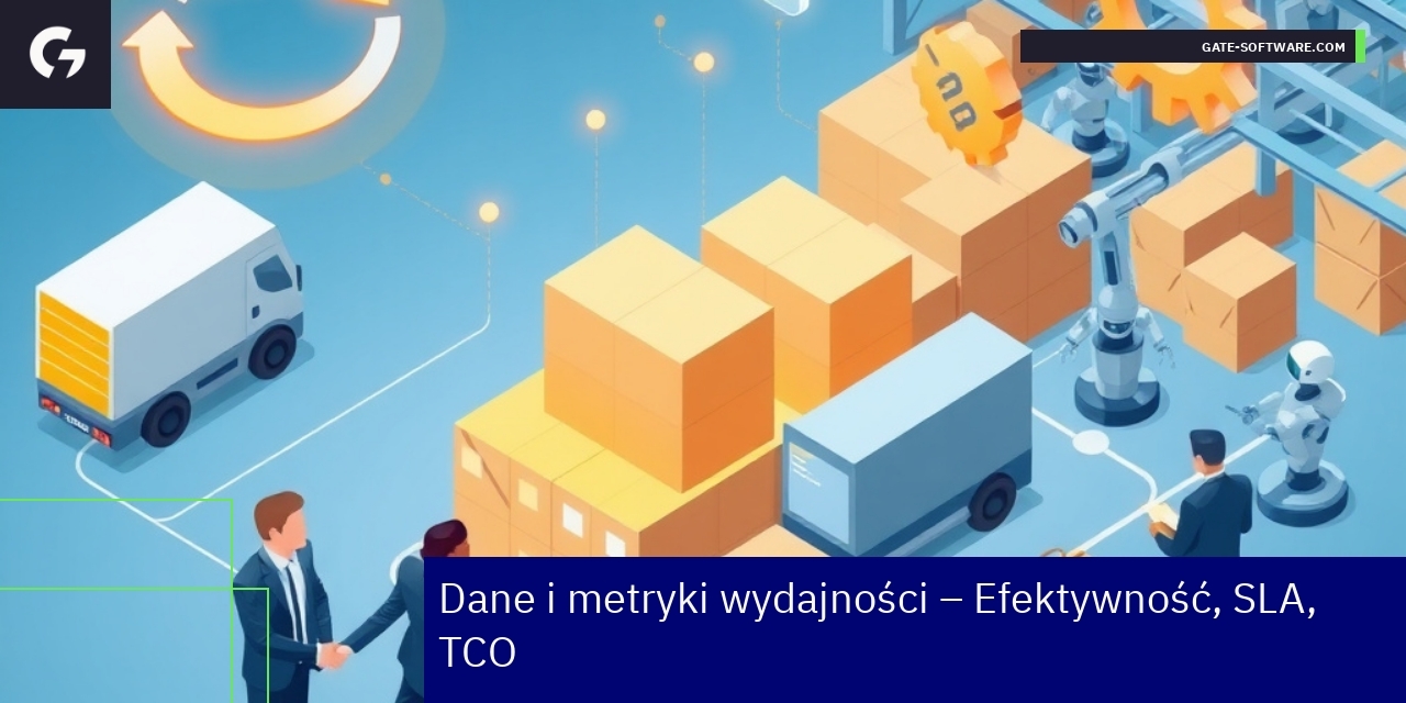 Grafika przedstawiająca dane i wskaźniki wydajności