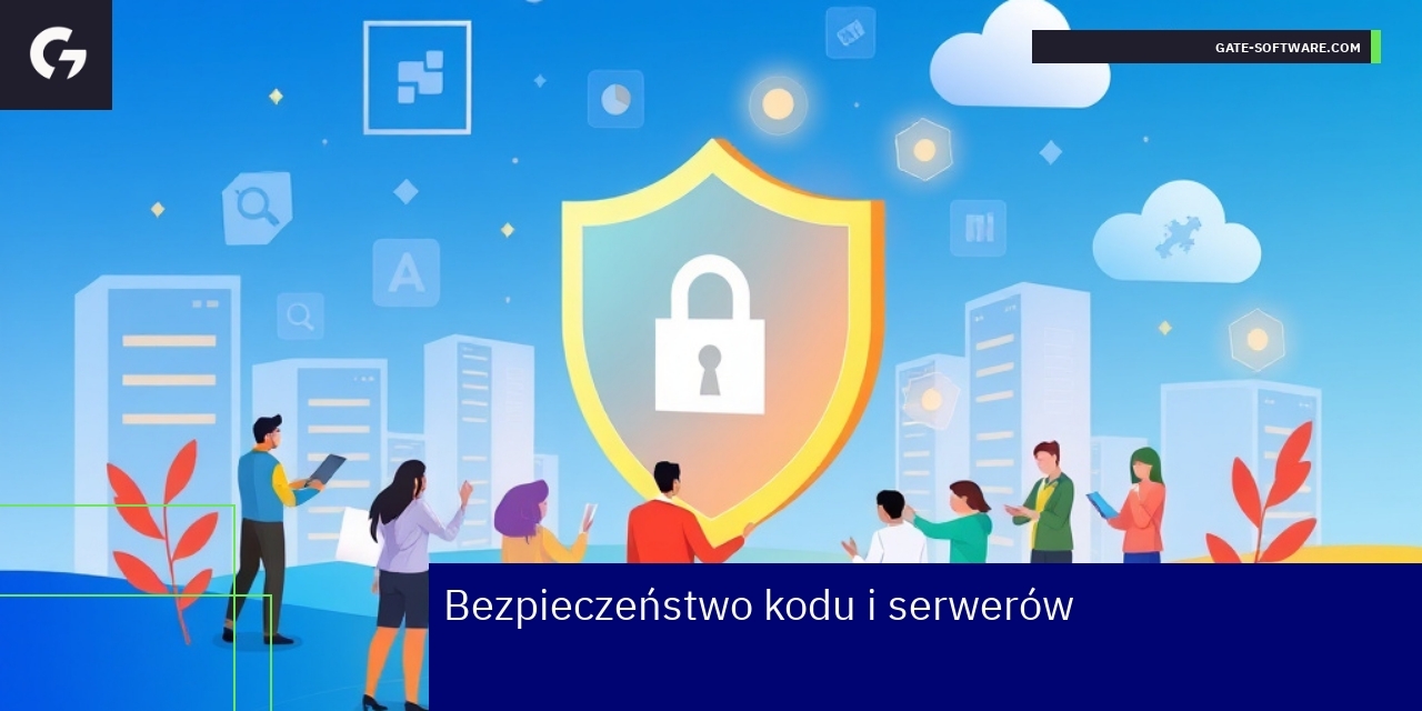 Bezpieczeństwo kodu i serwerów w IT Schemat zabezpieczeń kodu i serwerów