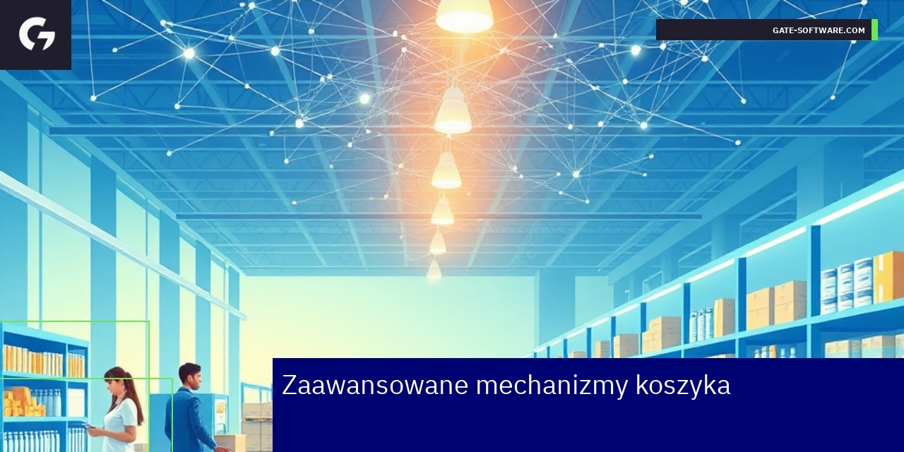 Zaawansowane mechanizmy koszyka w platformach B2B Ilustracja modułu ofertowania i integracji systemów B2B