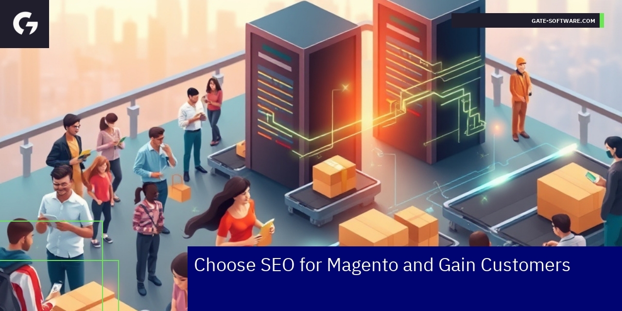 Magento store optimization and SEO performance graph