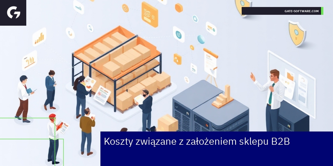 Koszty i aspekty założenia sklepu B2B Schemat kosztów założenia sklepu internetowego B2B