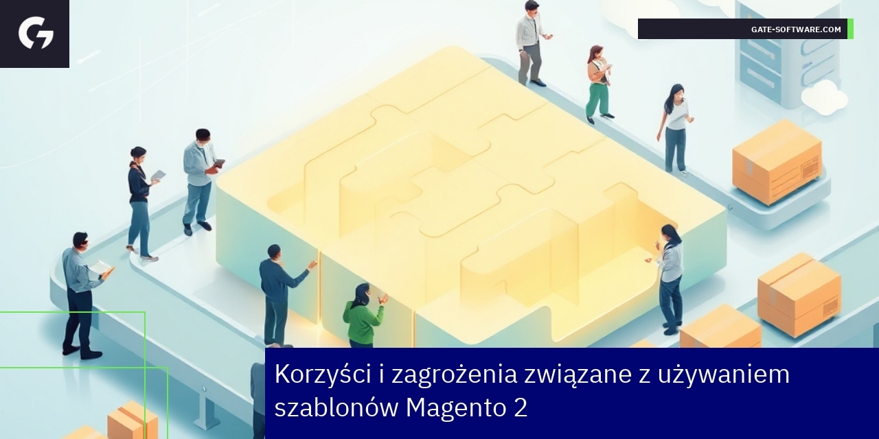 Schemat korzyści i zagrożeń szablonów Magento 2