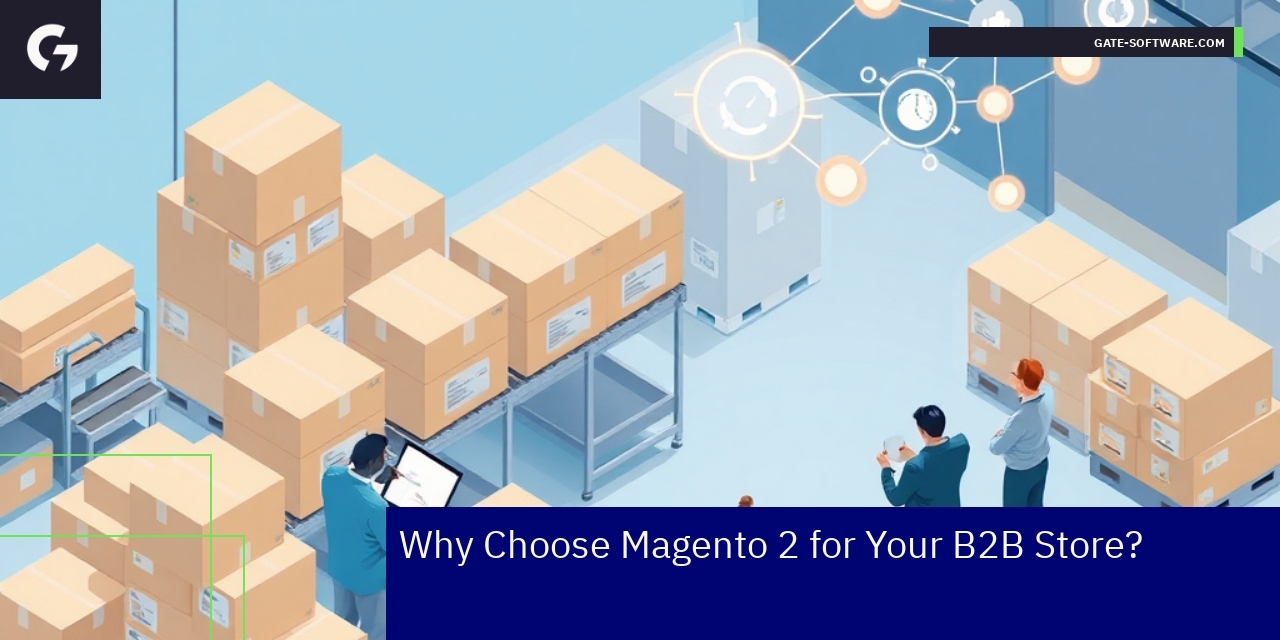 Illustration of Magento 2 B2B eCommerce features