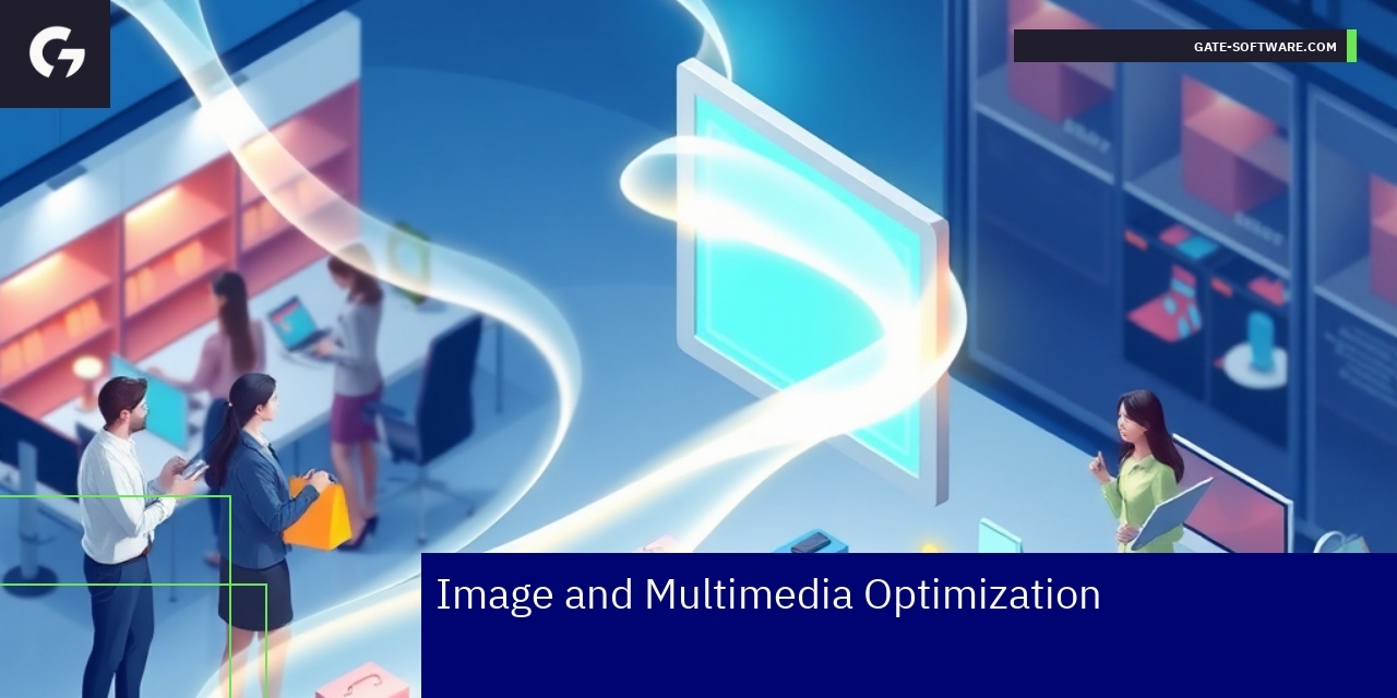 Optimized images and multimedia on e-commerce store