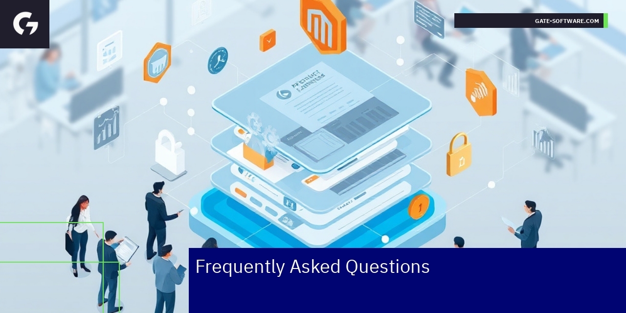 Illustration of B2B Magento e-commerce challenges