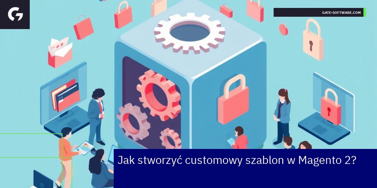 Schemat tworzenia szablonu Magento 2 z plikami i modułami