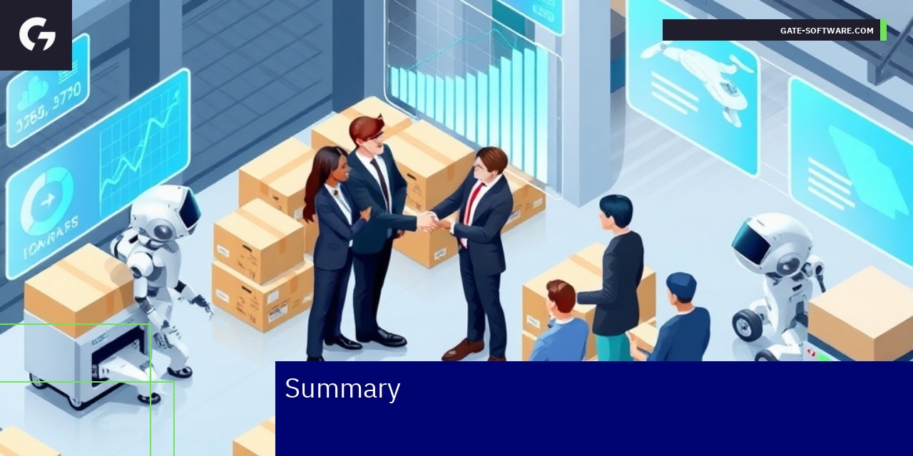 Business professionals using digital commerce platform