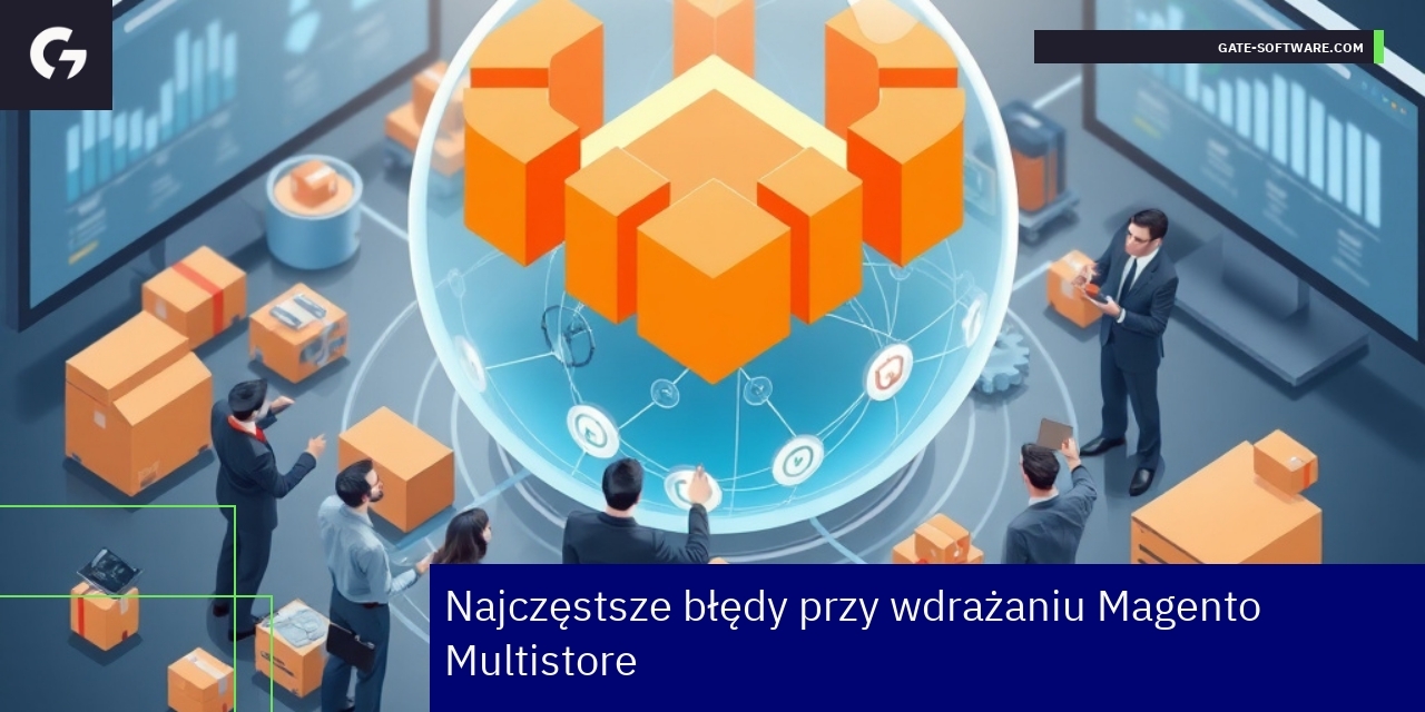 Schemat wdrażania Magento Multistore w środowisku B2B