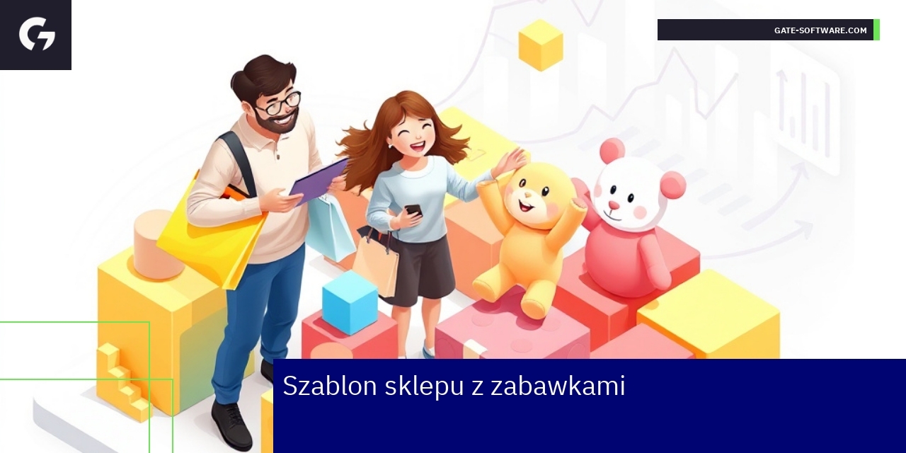Optymalizacja sklepu z zabawkami grafika sklepu z zabawkami i elementy UX