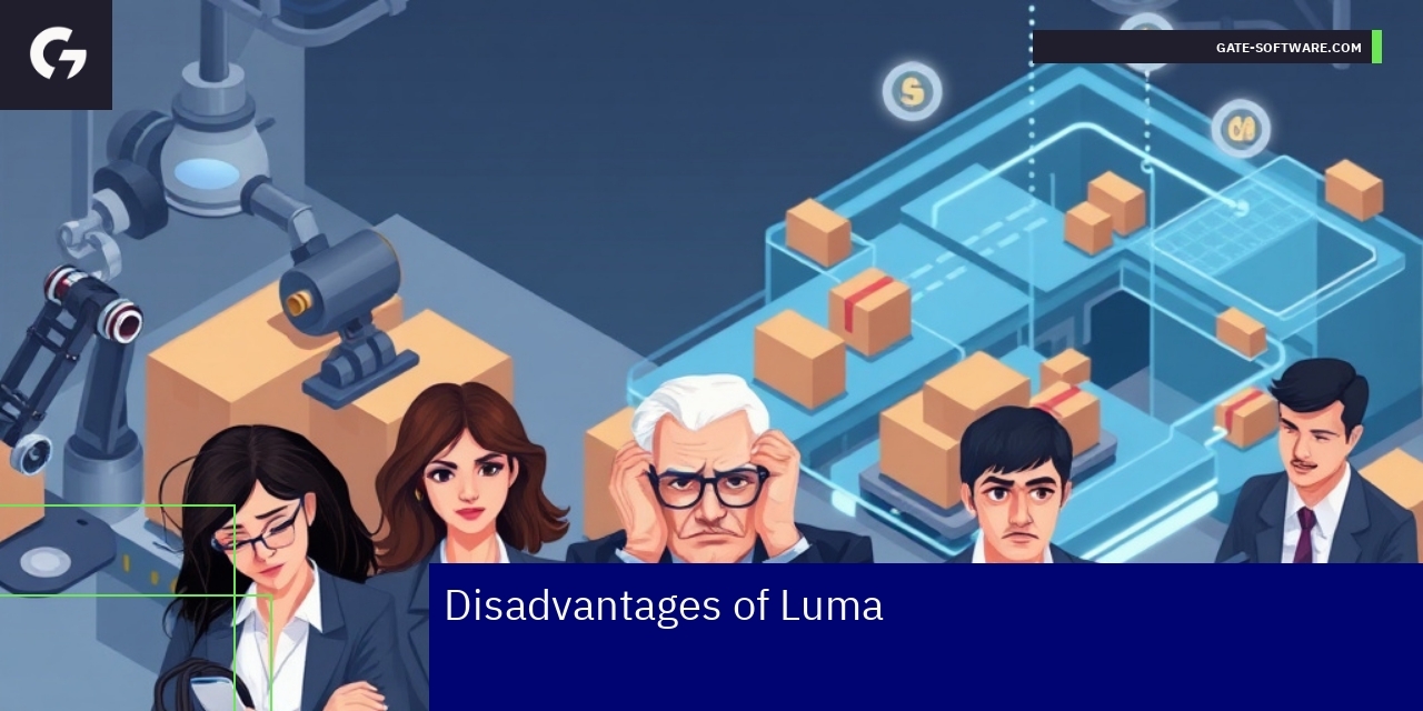 Luma's Disadvantages in eCommerce Solutions Diagram showing Luma limitations and performance issues