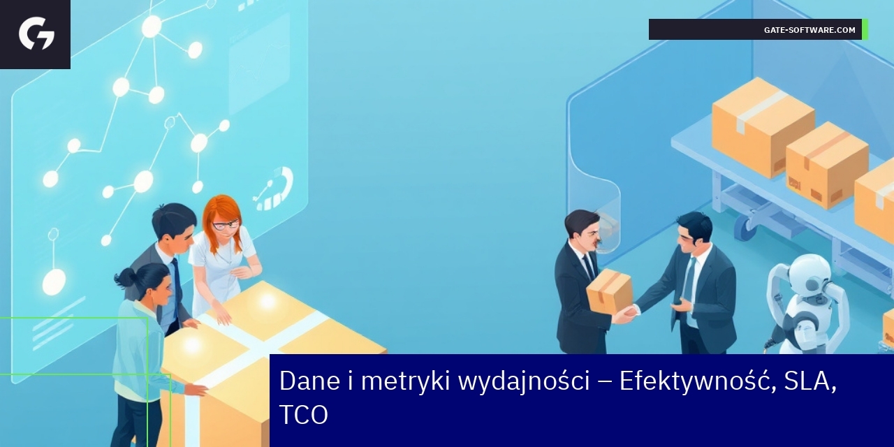 Schemat efektywności i wskaźników wydajności B2B