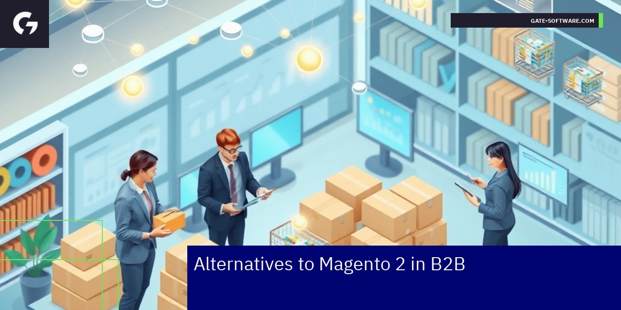 Graph showing B2B platform comparisons and features