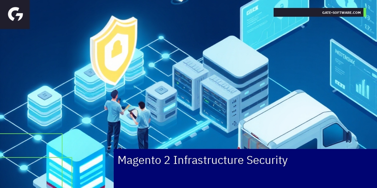 Diagram of Magento 2 security layers and tools