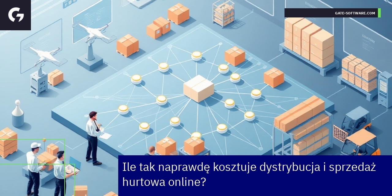 Schemat kosztów sprzedaży hurtowej online B2B