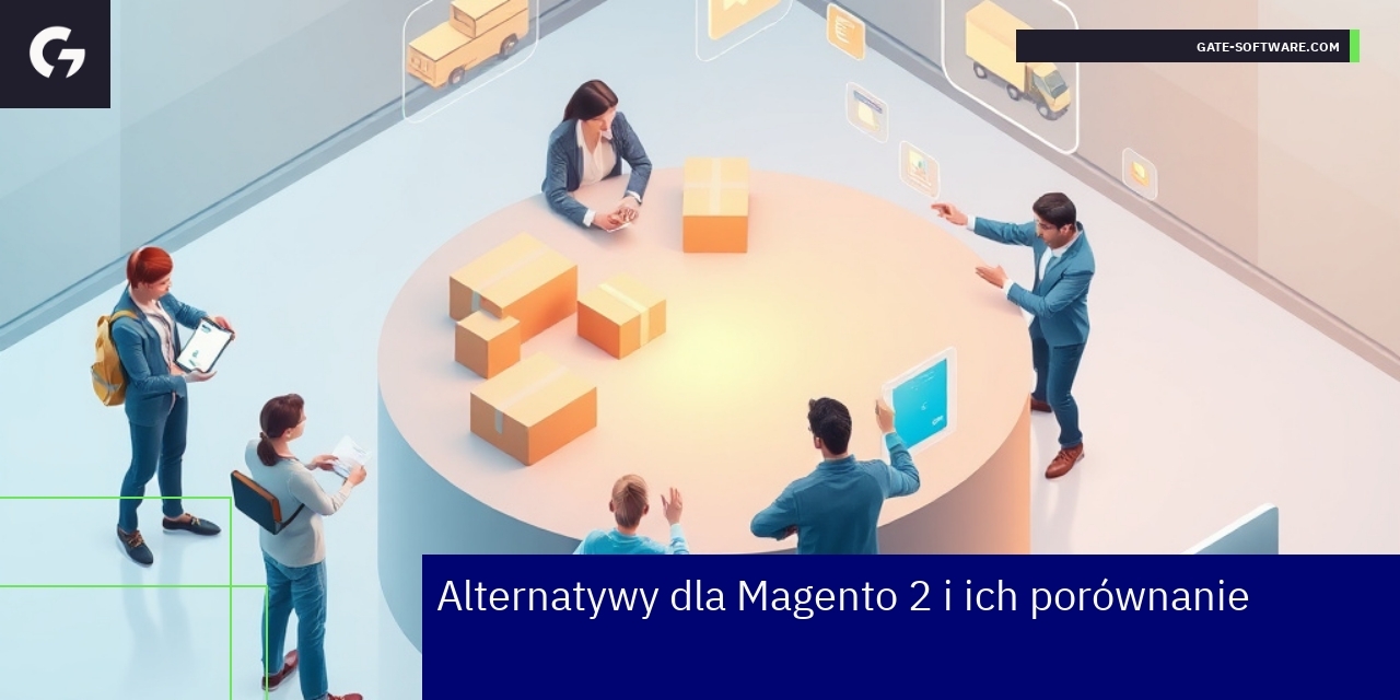 Schemat porównujący platformy e-commerce Magento 2