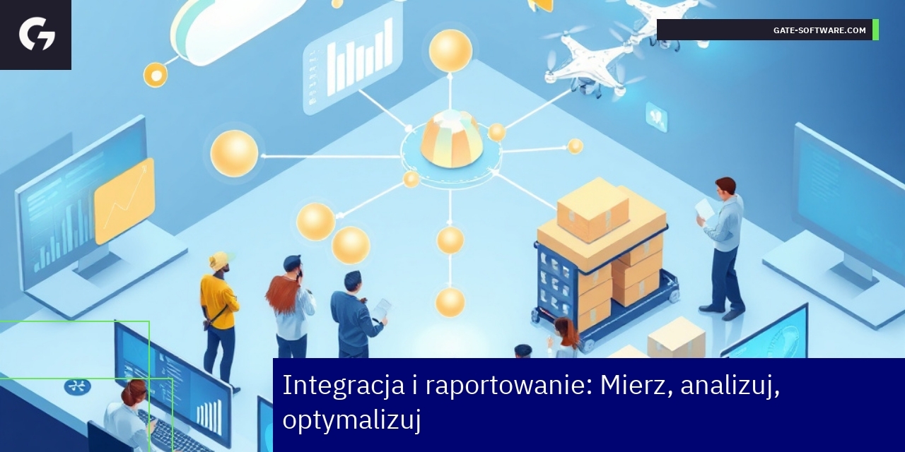 Diagram integracji danych i raportowania SEO